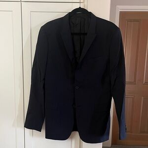 The Kooples Classic Navy Wool Suit Jacket